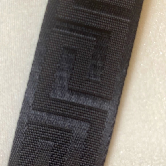 VERSACE NWT LA MEDUSA CALFSKIN BLUE LEATHER CROSSBODY OR BELT BAG MADE IN ITALY - Picture 14 of 16